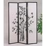 3 panel bamboo design room divider