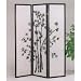 3 panel bamboo design room divider