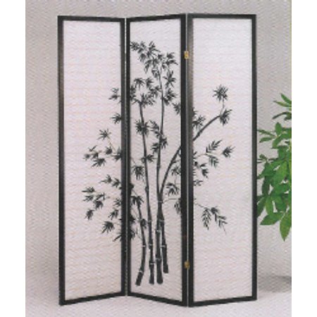 Kitchen: 3 panel bamboo design room divider