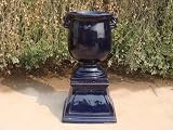 Alfresco Home Monreal Urn Provence Blue Planter