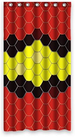 Bath curtain 36 x 72 Coral Snake Skin Pattern Background