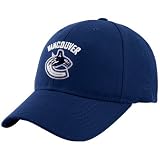 Reebok Vancouver Canucks Navy Blue Structured Adjustable Hat