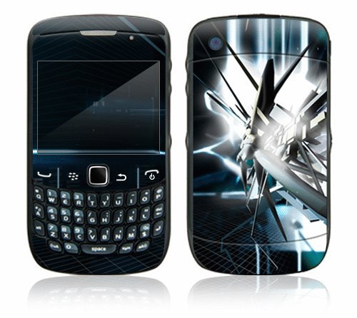 Abstract Tech City Decorative Skin Cover Decal Sticker for BlackBerry Curve 8500 Cell Phone