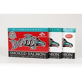 Alaska Smokehouse JUMBO Smoked Salmon 3 Pack!