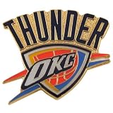 Oklahoma City Thunder Team Logo Pin