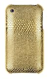 Metallic Reptile Case for Apple iPhone 3G, 3GS (Gold)
