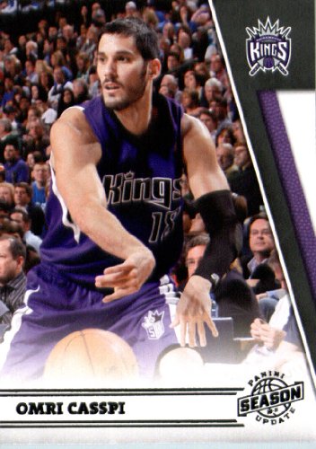 2010/11 Panini Season Update Basketball Card # 188 Omri Casspi Sacramento Kings In a Protective Screwdown Display Case !