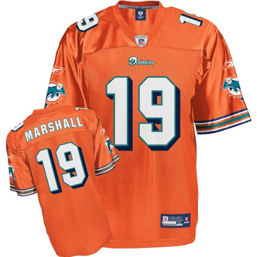 Reebok Miami Dolphins Brandon Marshall Youth Replica Alternate Jersey Large