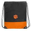 Clemson Drawstring Bag Backpack Orange Clemson Tigers Draw String Cinch Back Pack - For Boys Girls Students or Adults