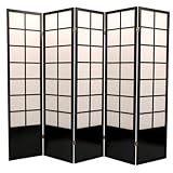 Best Design High Quality Room Divider - 6ft. Zen Japanese Shoji Folding Privacy Screen - 3, 4, 5, 6 Panels - 4 Colors