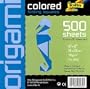 Origami- Colored Folding Squares Giant Pack of 500 6x6 Inch Sheets