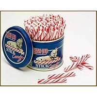 King Leo Soft Peppermint Stick Candy 19oz Gift Tin