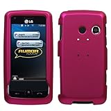 Titanium Solid Hot Pink Phone Protector Cover for LG LN510 (Rumor Touch), L ....