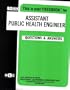 Assistant Public Health Engineer (Career Examination Series)
