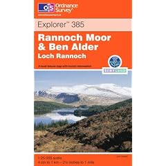 Rannoch Moor and Ben Alder: Loch Rannoch (Explorer Maps)