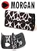 Kitchen & Housewares : MORGAN - Manicure & Make Up Brush Bag Giftset - Black / White Cow Pattern