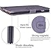 CORNMI i5 Case Premium Vintage Flip Wallet Leather Magnetic Closure Foldable Kickstand Cover Skin for i5 / 5S / SE with Card Slots, Cash Compartment and Wrist Strap - Purple