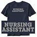 T-Shirt Navy Blue " Nursing Assistant " Occupations