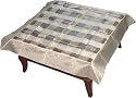 Square Tablecloth in Tissue Silk Handmade Home Decor Gift from India (btc075)