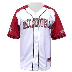 Buy Colosseum Oklahoma Sooners Slugger Embroidered Baseball Jersey