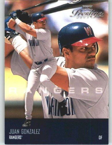 2003 Playoff Prestige #82 Juan Gonzalez - Texas Rangers (Baseball Cards)