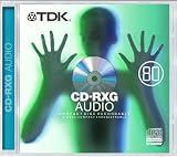 Electronics : TDK CDRXG80 CDR Audio 700 M B 10PK