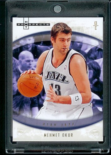 2007-08 Fleer Hot Prospects # 42 Mehmet Okur Utah Jazz Basketball Card