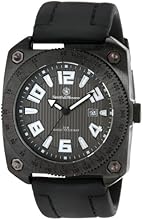 Smith & Wesson Men's SWW-5900 Flight Deck Black Rubber Strap Watch