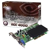 EVGA e-GeForce MX 4000 128 MB AGP 8X  64-Bit with TV Out and DVI (128-A8-NV95-LX)