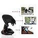Encust EN-UNI-MOUSEMNT Universal Dashboard Windshield One Touch Foldable Mouse Car Mount Phone Holder Cradle for iPhone 7 SE 6/6s Plus 5s/5c/5, Samsung Galaxy Edge S7, S6, S5 Other Cell Phones