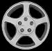 99-04 FORD MUSTANG ALLOY WHEEL RIM 16 INCH, Diameter 16, Width 7.5, Lug 5 (5 SPOKE), BRIGHT SILVER, 1 Piece Only, Remanufactured , (center cap not included) (1999 99 2000 00 2001 01 2002 02 2003 03 20