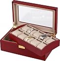 Auer Accessories Leda 110CM Watch Box For 10 Watches Cherry Wood (matt)