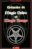 Grimoire de magie noire et magie rouge