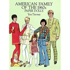 American Family of the 1960s Paper Dolls