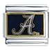 Mlb Atlanta Braves Initial Licensed Italian Charms Bracelet Link