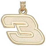 LogoArt Dale Earnhardt 10K Large Number Pendant