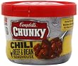 Campbell's Chunky Chili with Beans, Roadhouse Beef & Bean Chili, 15.25-Ounce Microwavable Containers (Pack of 8)