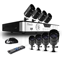 New Zmodo Surveillance PKD-DK0855-500GB 8Channel Complete DVR Camera 500GB Retail Box
