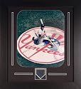 Mickey Mantle New York Yankees - Holding Bat in On Deck Circle - Framed 8x10 Photograph with Team Medallion