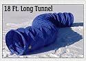 18' Dog Agility Tunnel