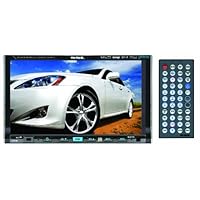 SSL SD870TS In-Dash Double-DIN Multi-Media Receiver with 7 Widescreen Touchscreen TFT Monitor, USB/SD/MMC Card Ports, AUX Input 85W x 4 Channels