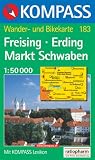  : Kompass Karten, Freising, Erding, Markt Schwaben: Wanderkarte mit Kurzf&uuml;hrer und Radwegen GPS-geeignet