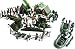 120pc Military Toy Army Men Soldier Play Set