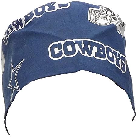 Scrub Hat Cap, Handmade in USA, Dallas Cowboys Frame (Double Cloth, Large (Men))