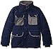 YMI Boys Big Boys' Bubble Jacket with Contrasting Faux-Leather Pocket