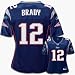 Tom Brady #12 New England Patriots Women's Navy Replica Reebok  NFL Football Jersey