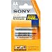 Sony NH-AAB2D Rechargeable AA NiMH Batteries (2 AA batteries)