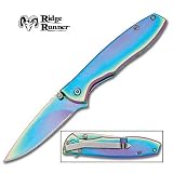 Ridge Runner Rainbow Steel Folding Knives