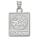 Philadelphia 76ers Sterling Silver Pendant