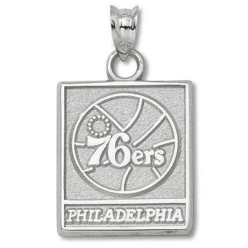 Philadelphia 76ers Sterling Silver Pendant